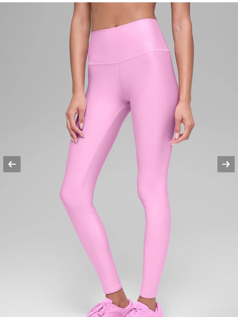 Alo Airlift 7/8 High-Waist Seamless Sweet Pink Active Leggings